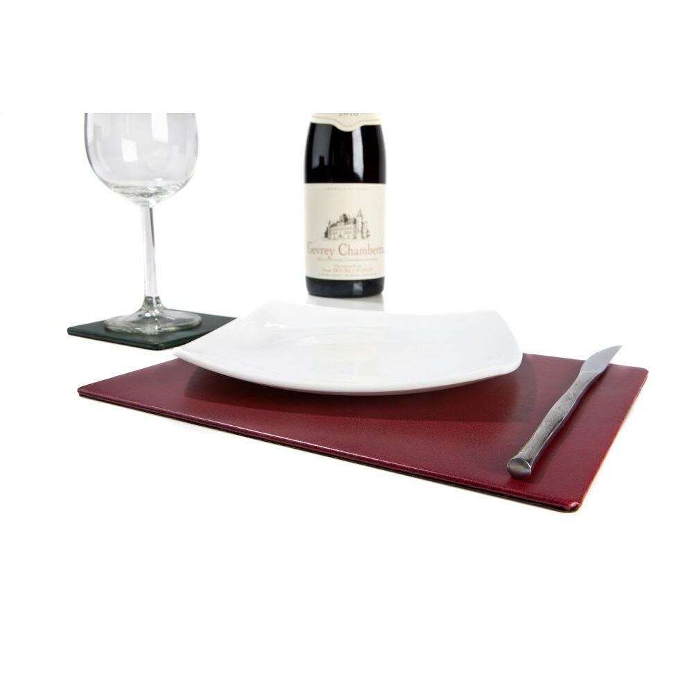 Leather tablemats