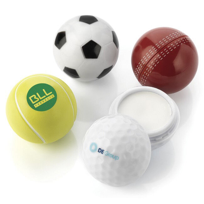 Lip Balm Cricket, Tennis, Golf & Footballs