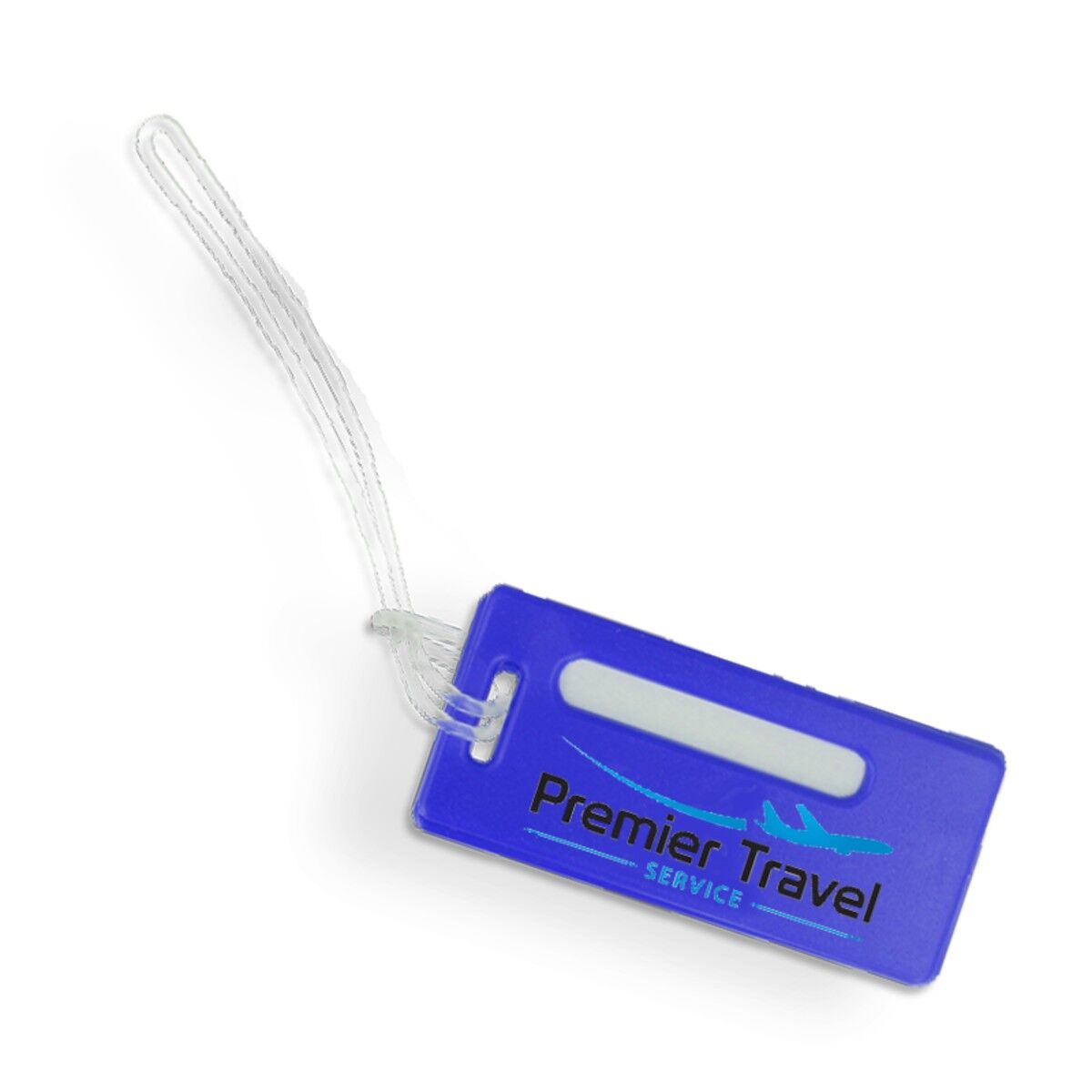 Recycled Luggage Tag in Blue Colour