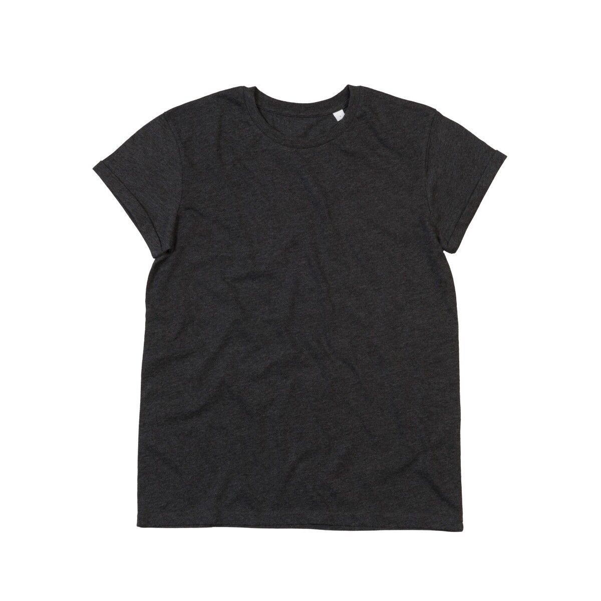 Mantis Roll Sleeve T Shirt - Charcoal Grey