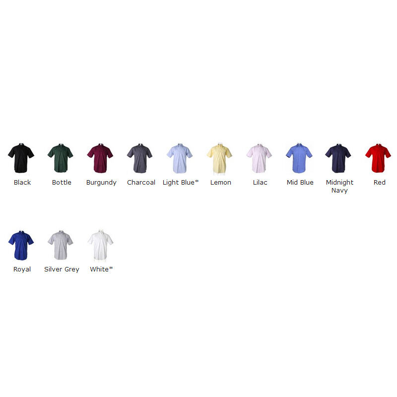 Kustom Kit Men's Short Sleeve Corporate Oxford Shirt (Colours)