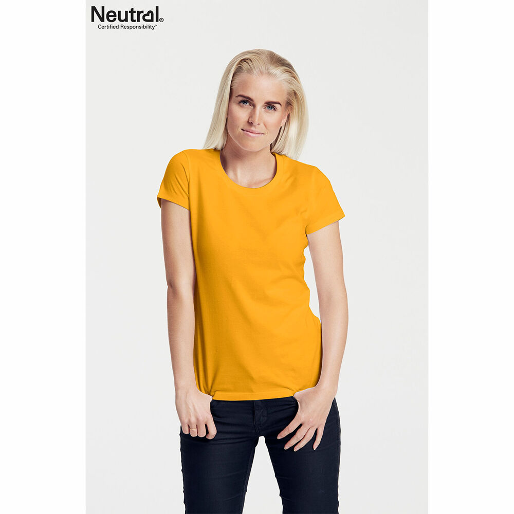 Neutral Ladies Fitted T-Shirt Mustard Yellow Neutral Ladies Fitted T-Shirt Mustard Yellow