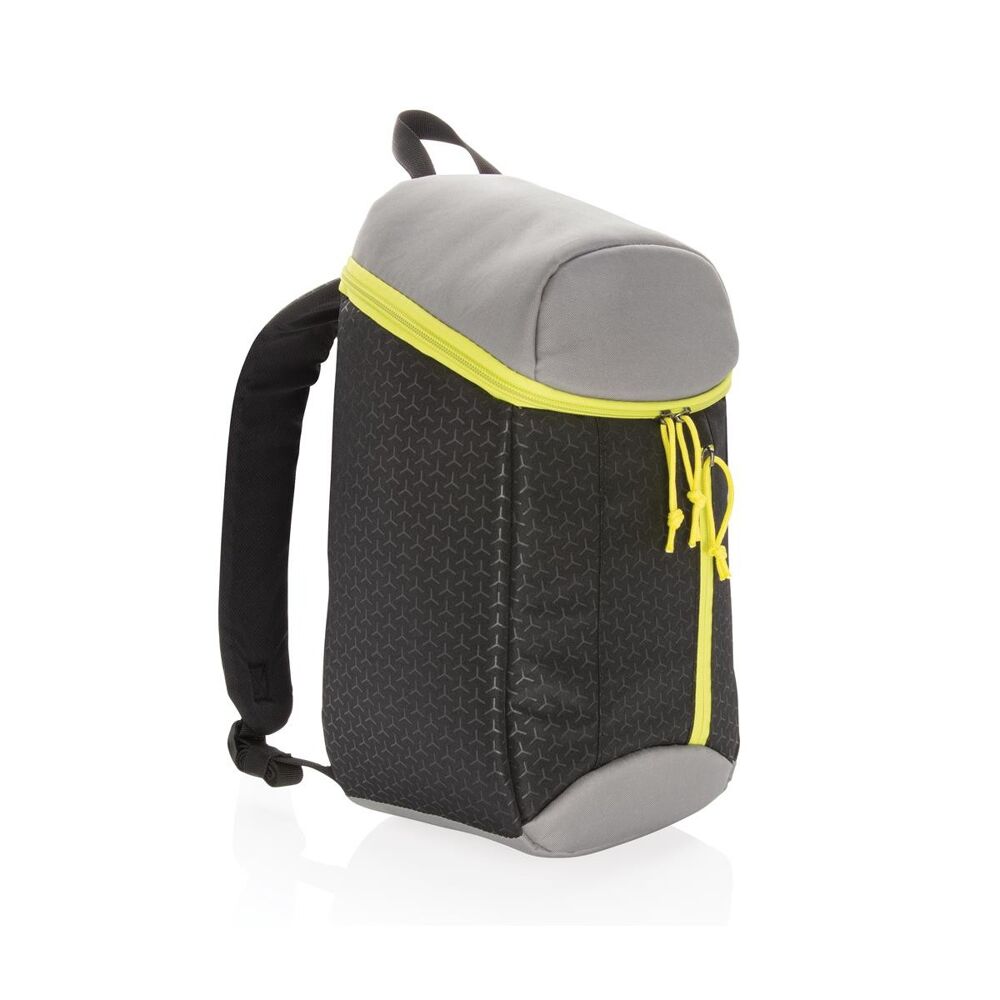 Outdoor Cooler Backpack Black & Lime