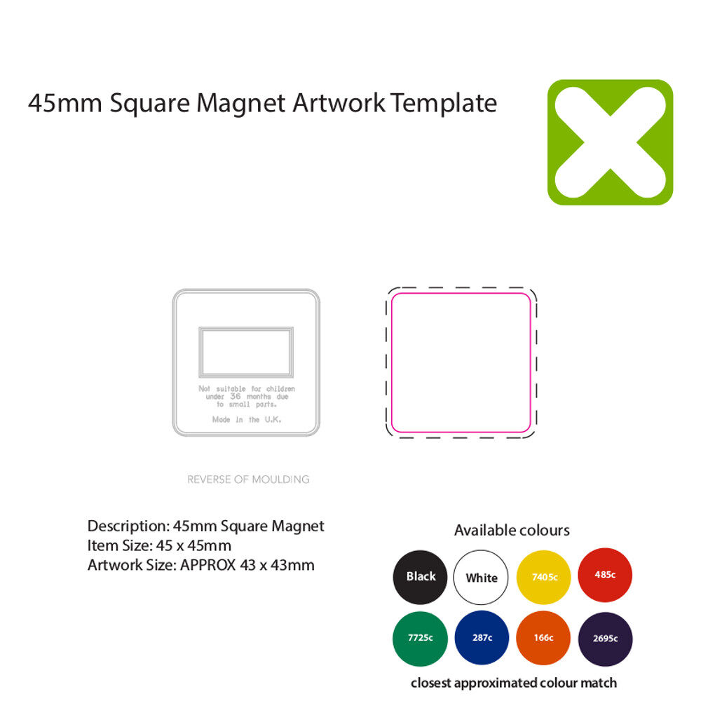 Recycled Fridge Magnet (template)