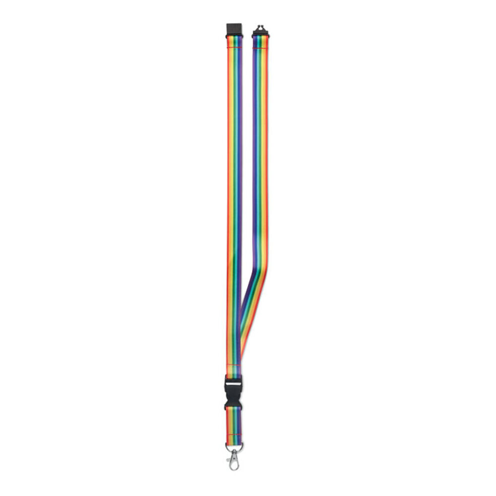RPET Rainbow Lanyard