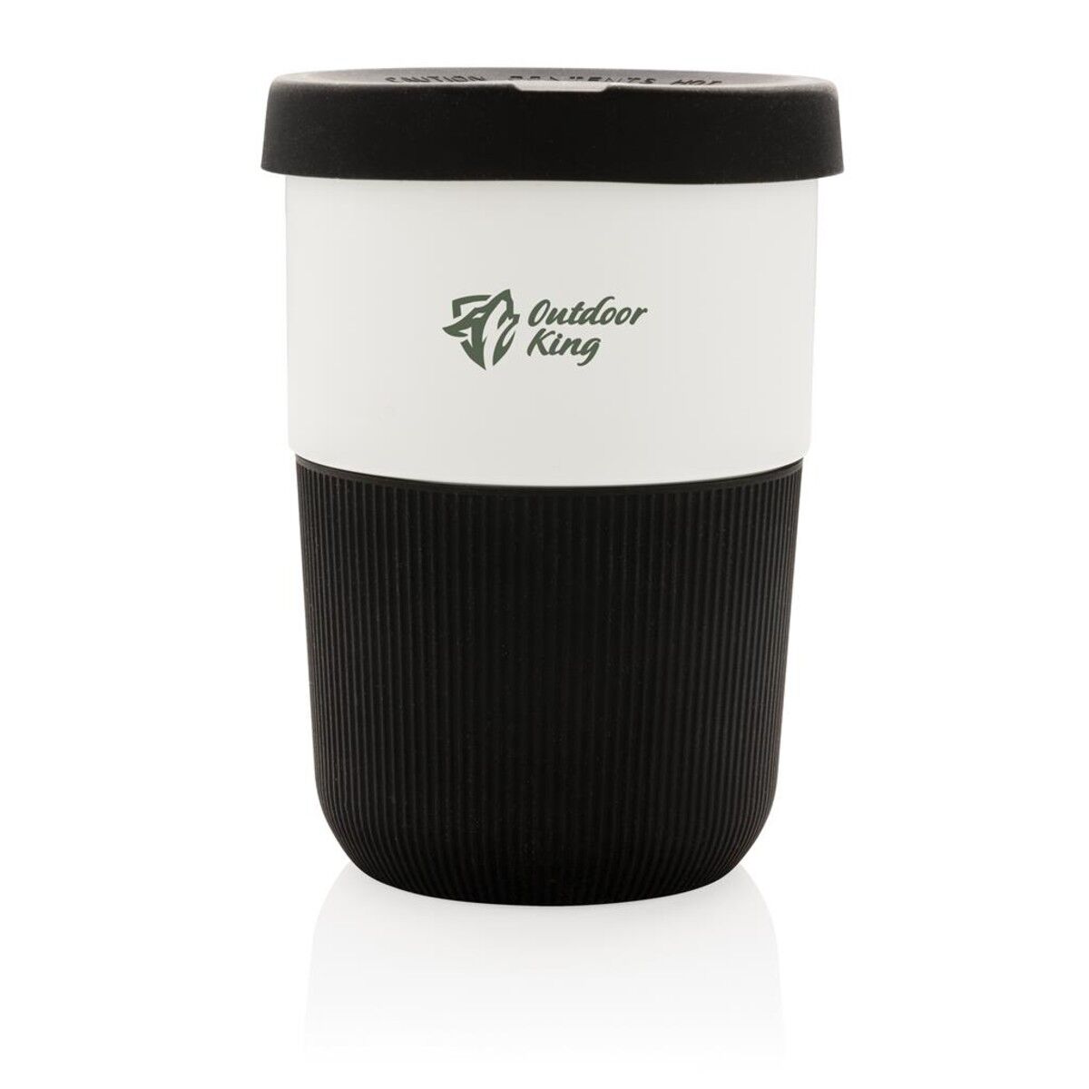 Sustainable PLA Coffee Cup 380ml - Black