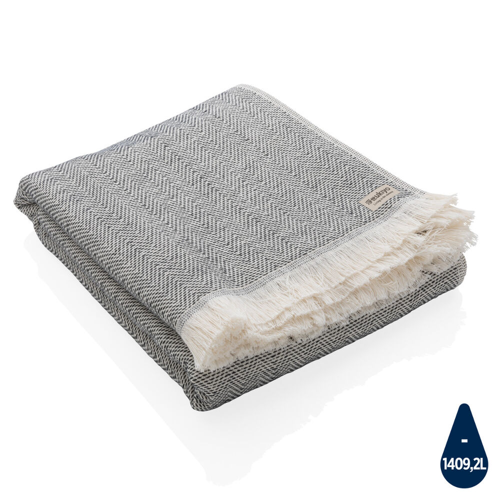 Ukiyo Hisako Towel Blanket (black)