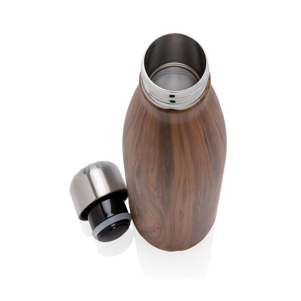 Wooden Effect Insulated Bottle