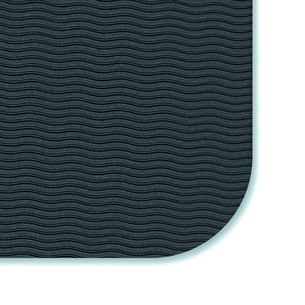 Yoga exercise mat made of cork material (non-slip underside)