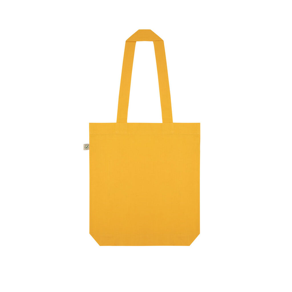 Earth Positive Organic Fashion Tote Bag in Golden Yellow