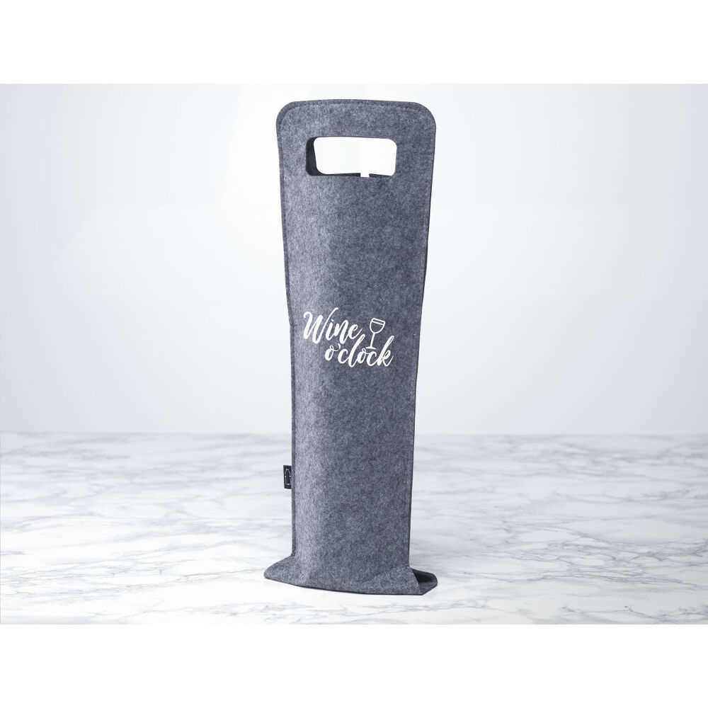 Felt Wine Gift Bag RPET (sample branding)