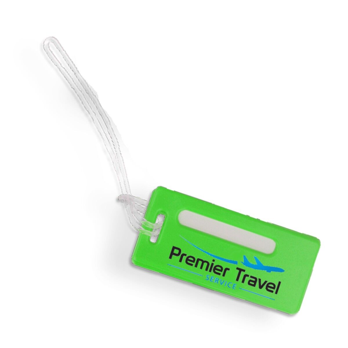 Recycled Luggage Tag in Green Colour