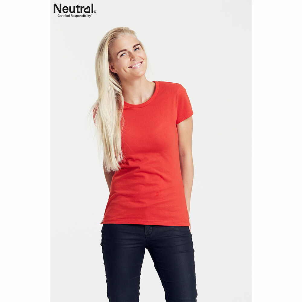 Neutral Ladies Fitted T-Shirt Red Neutral Ladies Fitted T-Shirt Red