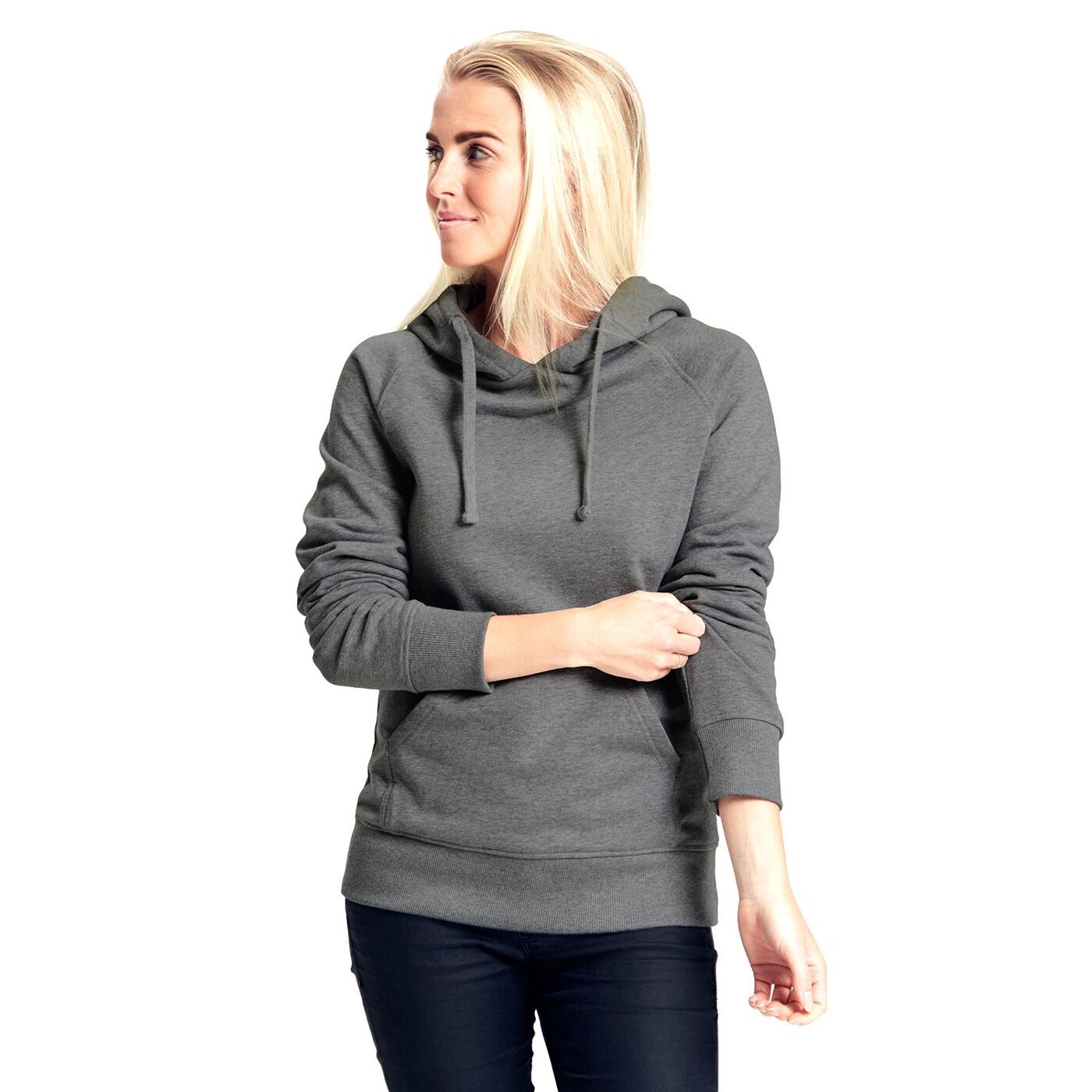 Neutral Ladies Hoodie Grey