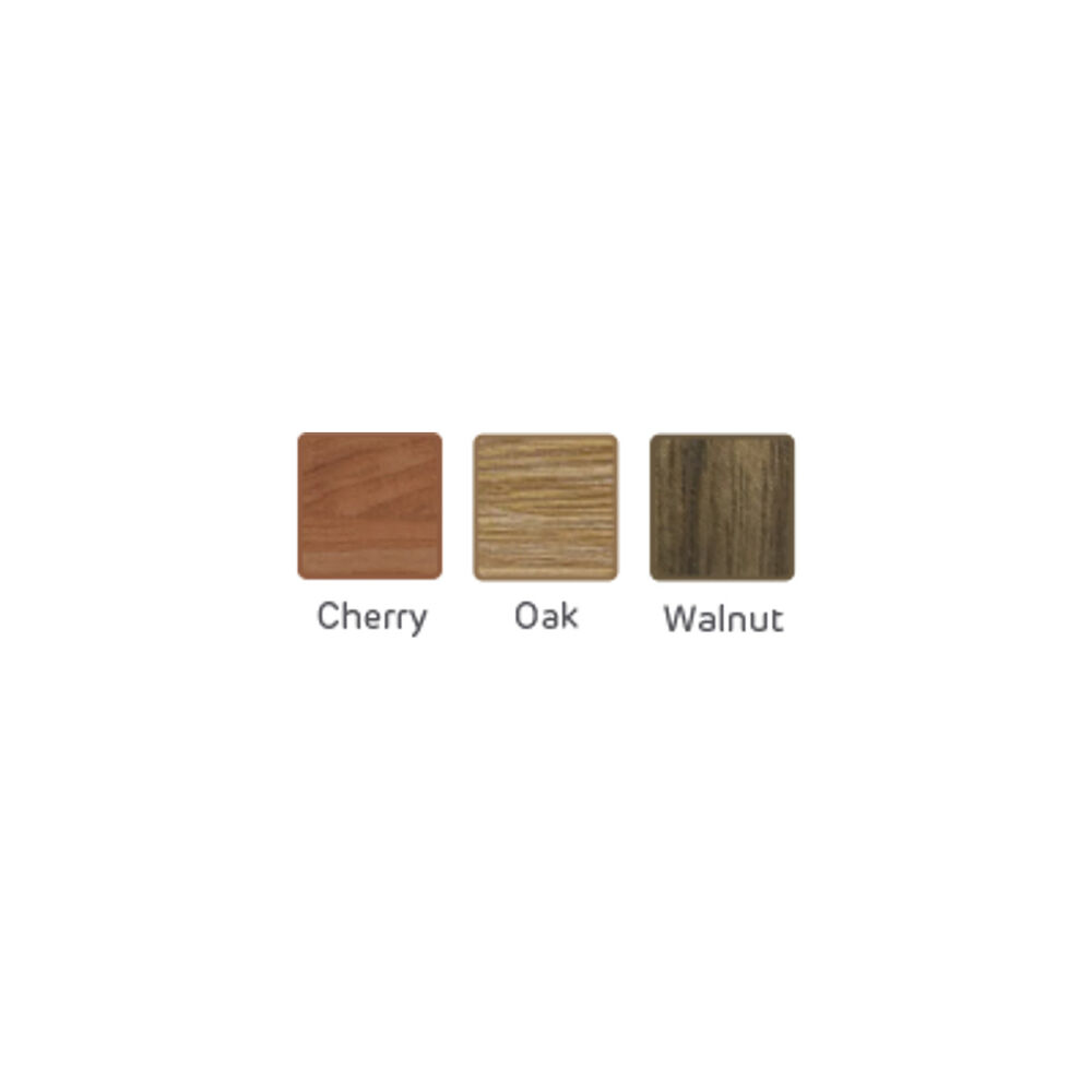 Colour/grain guide for cherry, oak and walnut wood
