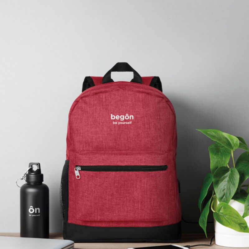 RFID Backpack in Red