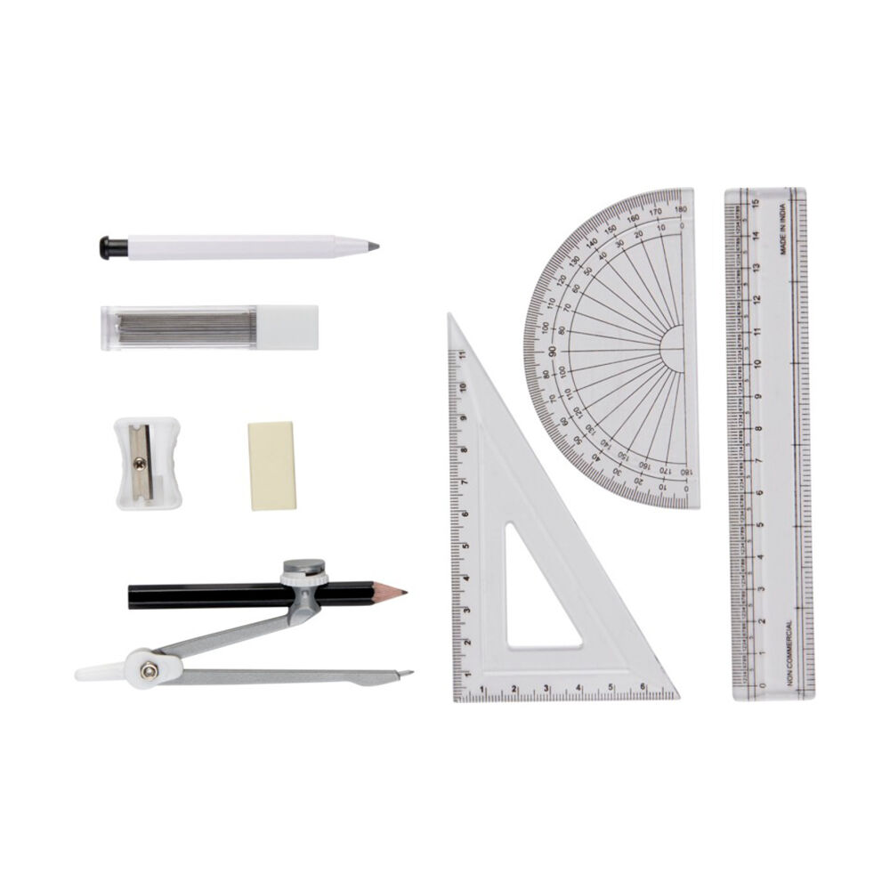 9-Piece School Geometry Set