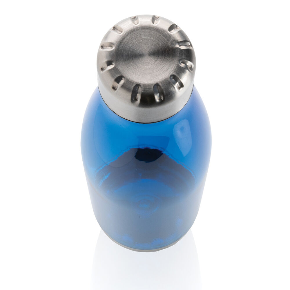 Leakproof water bottle with stainless steel lid