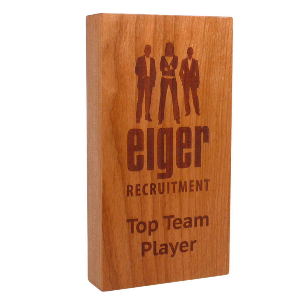 Real Wood Shaped Achievement Awards 