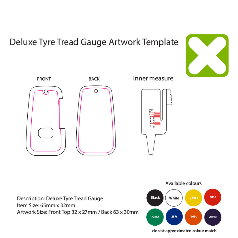 Recycled Tyre Tread Gauge