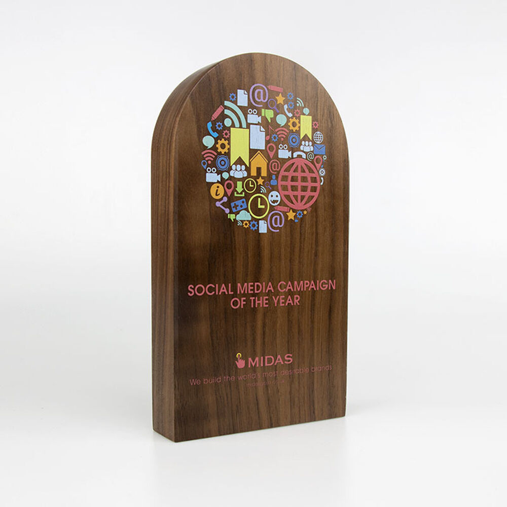 Real Wood Shaped Achievement Awards 