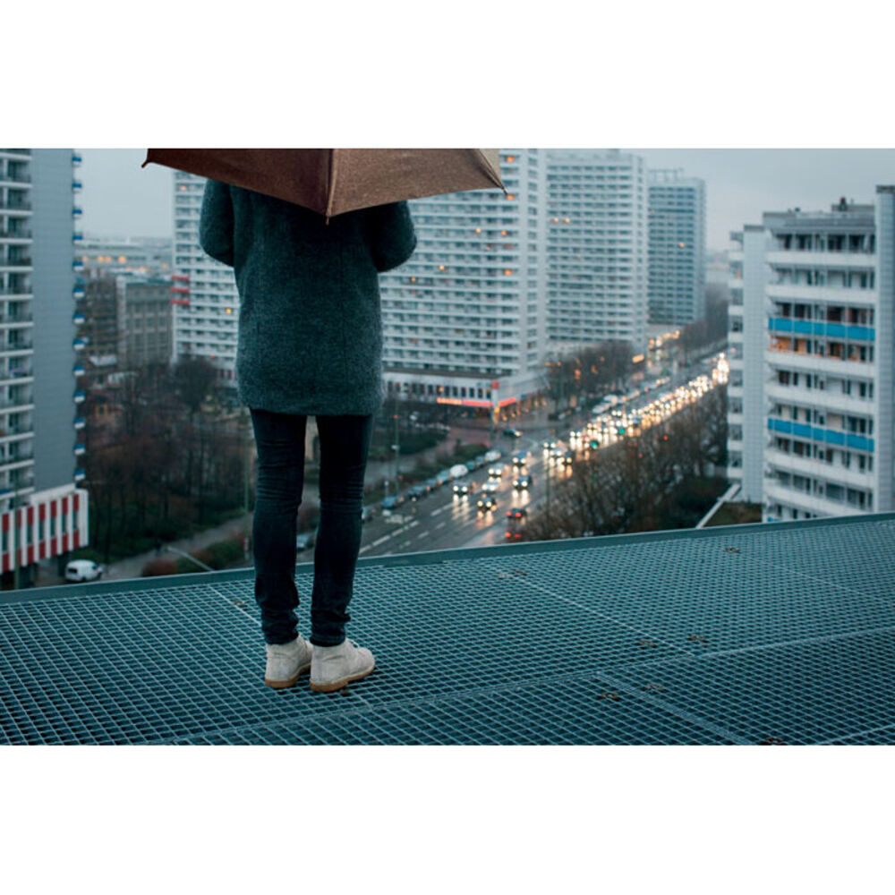 Cork and Bamboo Umbrella