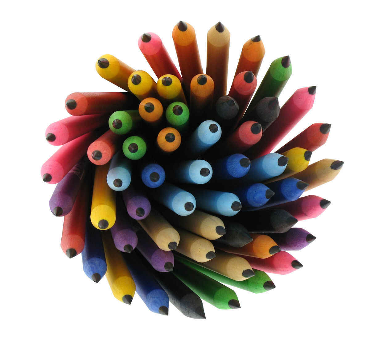 Pencils made from Recycled CD Cases