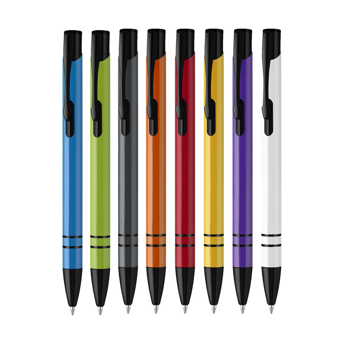 Electra Noir Metal Coloured Pens