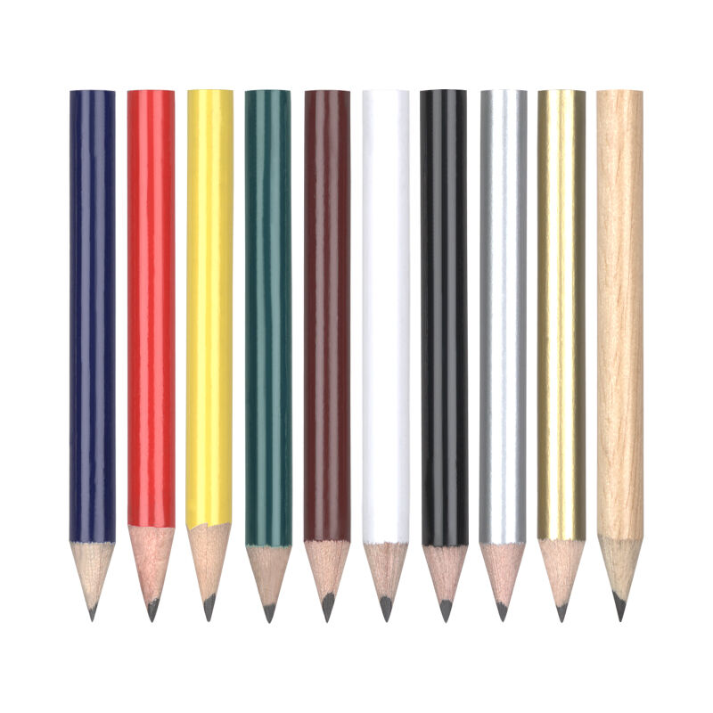 Half Size Pencils Natural Wood Pencils