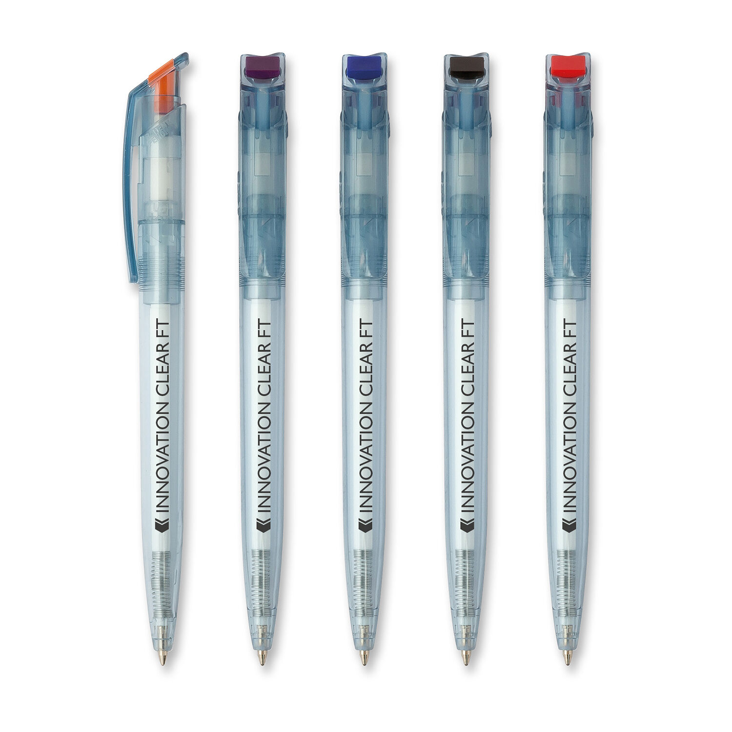 Pens Made From Clear Recycled Waste Water Bottles