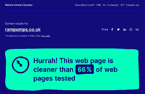 Ram Pumps Website Carbon test results, Nov22