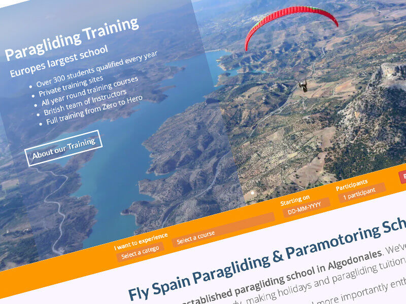Fly Spain Paraglider Training