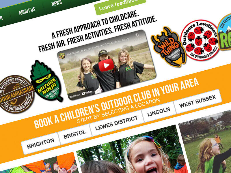 The Outdoors Project manage all their website activity In-House